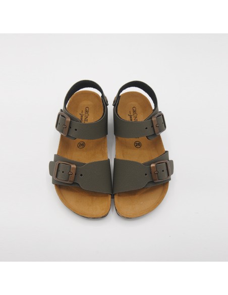 GRUNLAND SANDALETTO VERDE OLIVA 26-36