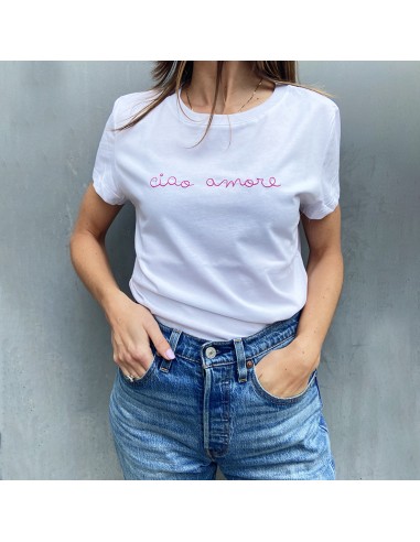 LUMINA T-shirt "ciao amore" fuxia