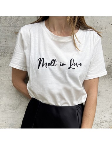T-Shirt melt in Love nero