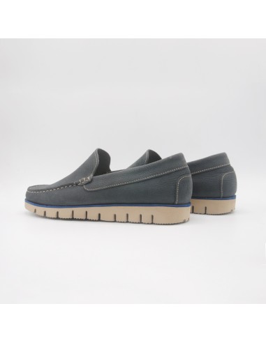 Mocassino in nabuck blu Mocassino in nabuck blu