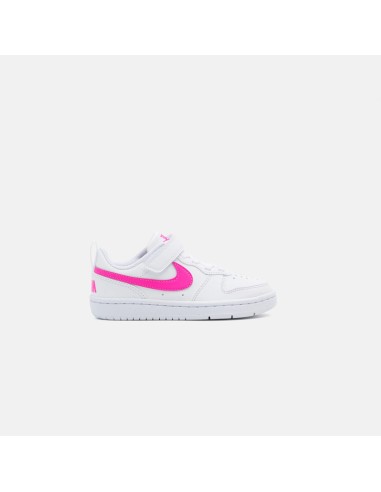 NIKE COURT BOROUGH LOW RECRAFT BIANCO/ROSA