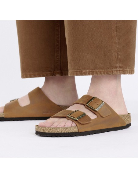 BIRKENSTOCK ARIZONA 1028401 pelle oliata cognac