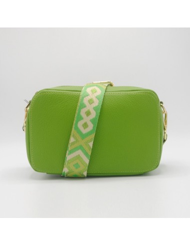 BORSA SAPONETTA VERA PELLE VERDE