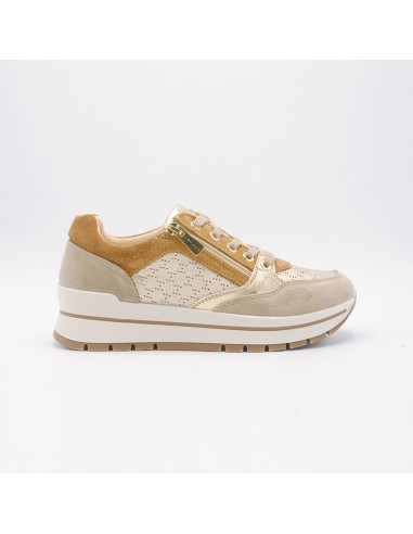 IGI&CO 5662133 SNEAKERS CUOIO E ORO