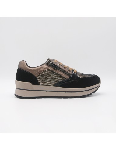 IGI&CO 6673811 sneakers in pelle laminata bronzo