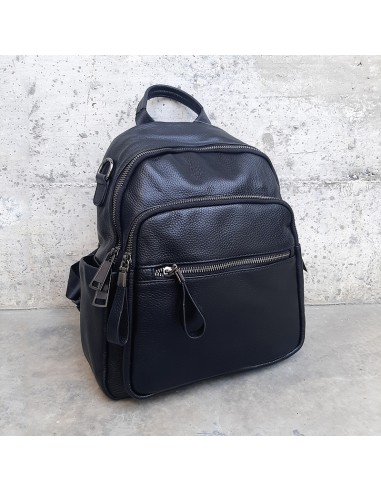 Pasinetti zaino/borsa in pelle nero