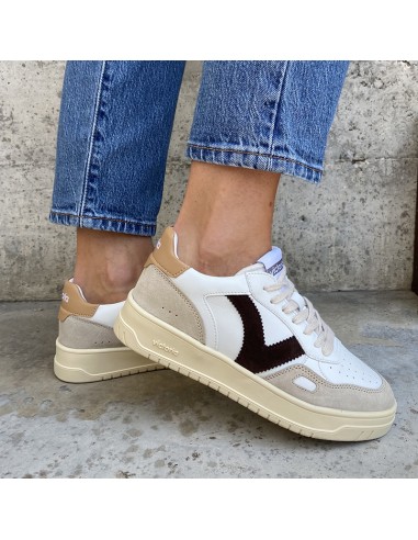 Victoria Seul 1257101 sneaker bianca e taupe