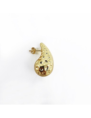 Orecchini gocca martellata oro Orecchini gocca martellata oro