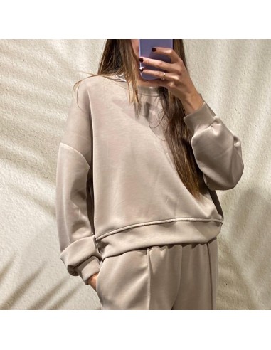 Lumina felpa basic taupe