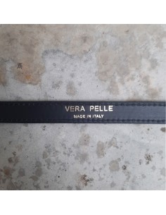 Cinturina in pelle 1.5 nero 2