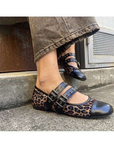 Pasinetti ballerina animalier con anelli