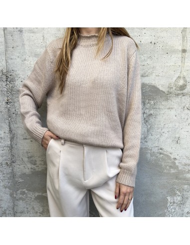 Lumina maglione in lana beige