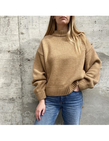 Lumina maglione in alpaca camel