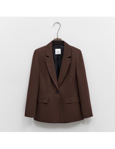 Lumina blazer basic testa di moro