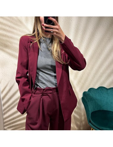 Lumina blazer bacic bordeaux