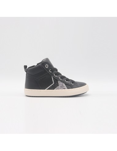 GEOX SNEAKERS MID NERA CON DETTAGLI GLITTER