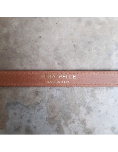 Cintura 2.5 in pelle cuoio 2