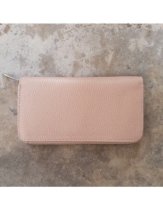 Portafoglio in pelle rosa...