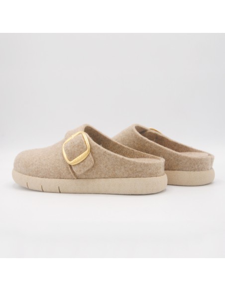 GRUNLAND CI1872 A6HOLL ciabatta in lana rigenerta