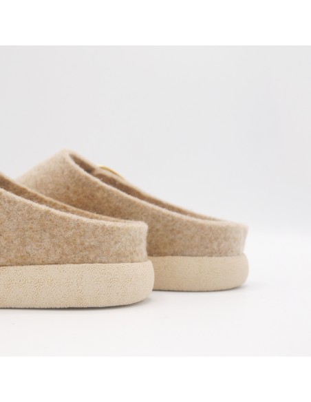 GRUNLAND CI1872 A6HOLL ciabatta in lana rigenerta