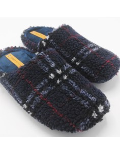 Ciabatta peluches scozzese blu 2