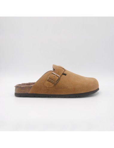 Grunland Sabot in pelle ed ecopelliccia