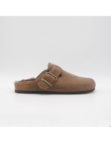 Grunland sabot scamosciato tortora con pelo