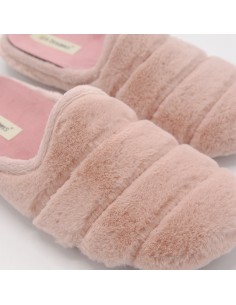 Ciabatta peluches malva 2