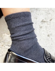Calzino cashmere antracite 2