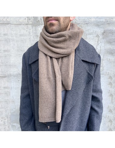 Sciarpa unisex in cashmere beige