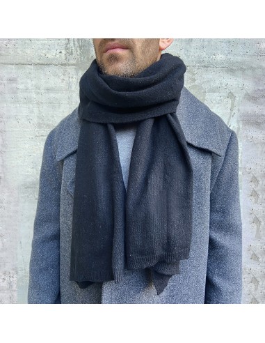 Sciarpa unisex in cashmere nera