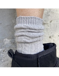 CALZA WARM MIDI GRIGIO CHIARO 2