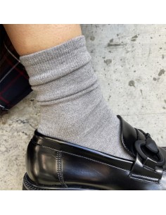 Calzino cashmere grigio 2