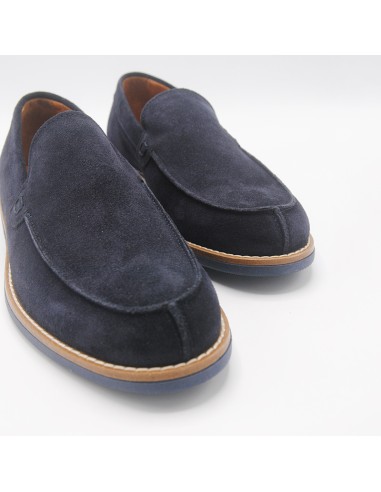 Boomerang mocassino in camoscio blu Boomerang mocassino in camoscio blu