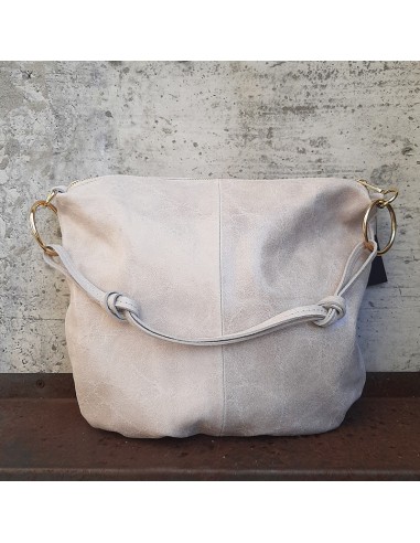 Borsa modello busta tonda beige