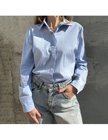 Camicia basic azzurro