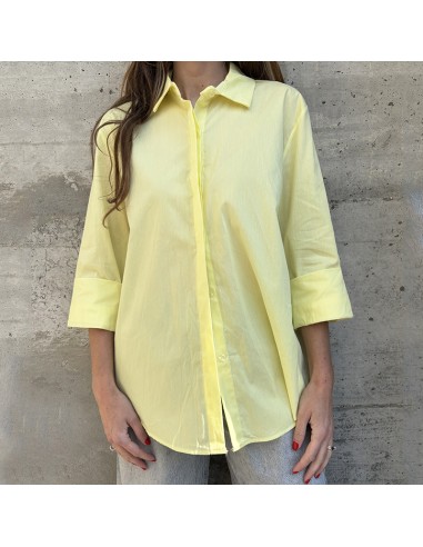 Camicia basic gialla