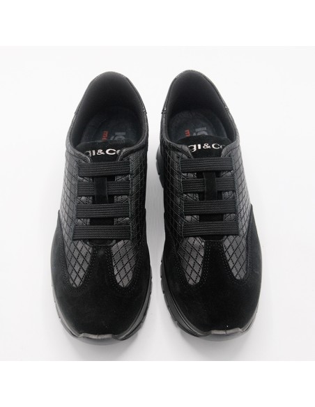 IGI&CO 6674000 sneakers in pelle nera