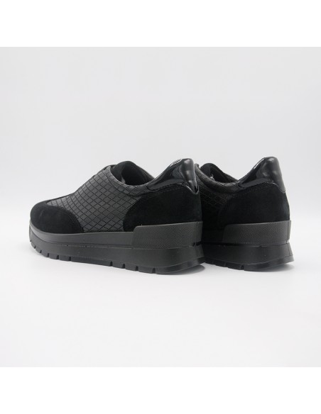 IGI&CO 6674000 sneakers in pelle nera
