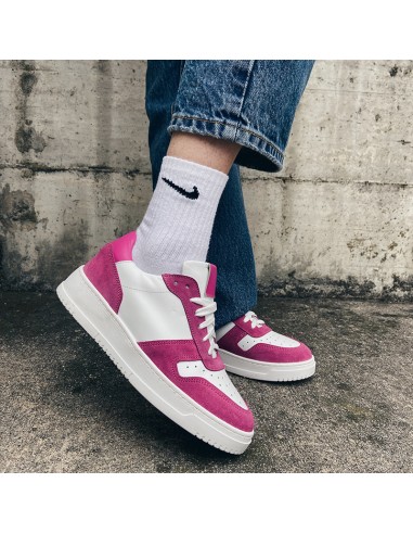 PASINETTI SNEAKERS BIANCO/FUXIA