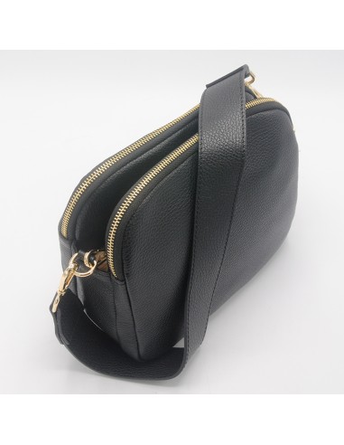Borsa tonda a tracolla nera Borsa tonda a tracolla nera