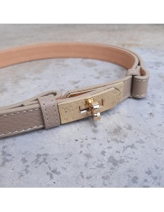 Cintura taupe coulisse con...