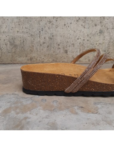 DOREA CIABATTA/SANDALO STRASS ORO