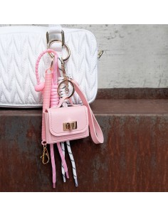 Charm con borsetta rosa