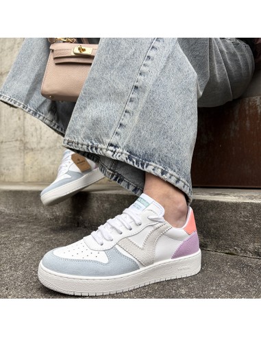 VICTORIA MADRID 1258246 CORAL sneakers con dettagli fluo