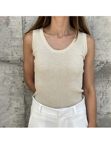 Canotta lurex oro
