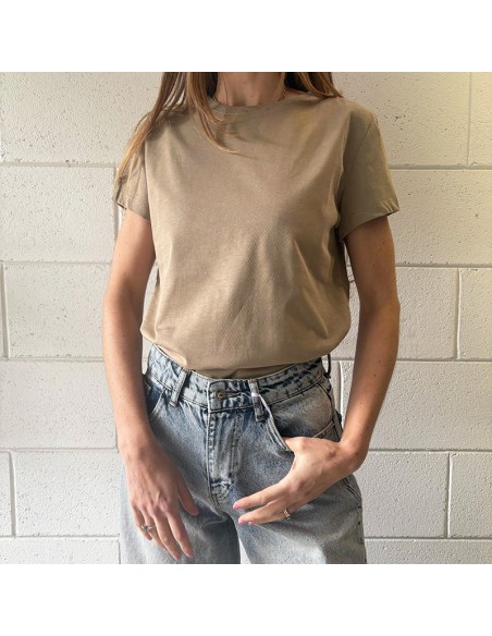 Lumina T-shirt basica fango L5511