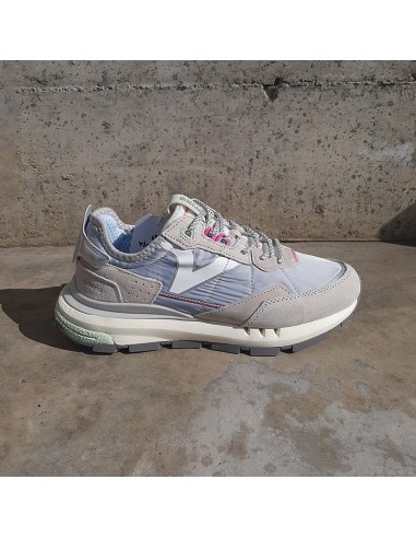 VICTORIA WING 8811100 GRIS  sneakers in nylon e camoscio