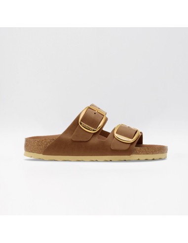 BIRKENSTOCK Arizona Big Buckle Pelle oliata - Cognac