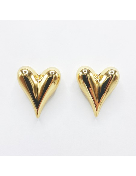 Orecchini a cuore oro
